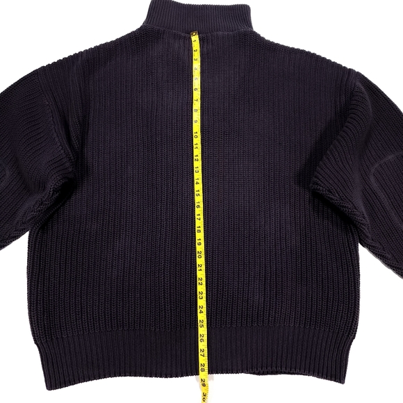 Willis & Geiger Navy Blue Sweater Mens XL 100% Heavyweight Cotton Roomy GUC! - Picture 10 of 14